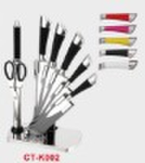 8pcs hollow handle kitchen knife set