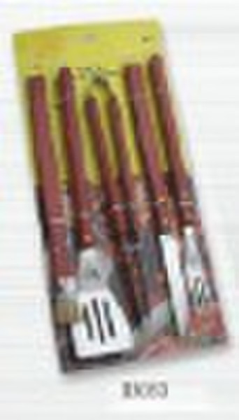 bbq set/bbq tools/barbecue set with card