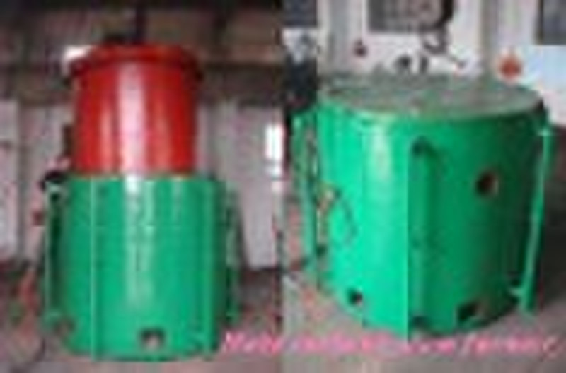 hoist type carbonizing kiln