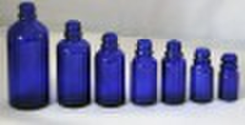 COBALT BLUE COLOR BOSTON ROUND BOTTLES