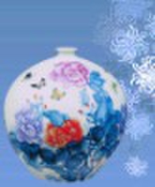 Classic glazed pottery vases