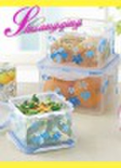 Shuangqing Three-Piece Plastic Food Container