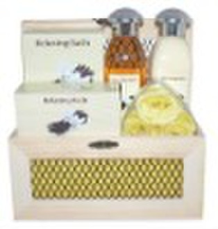 Relaxed Spa Gift Set With Wooden Stand(904108)