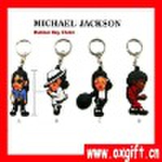 double-sided Cartoon fashion 3d Soft pvc key chain