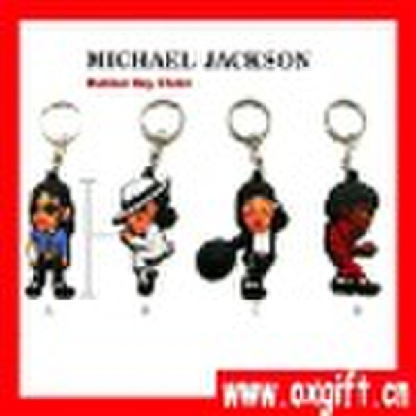 double-sided Cartoon fashion 3d Soft pvc key chain