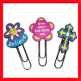 Cartoon fashion 3d soft Pvc paper clip