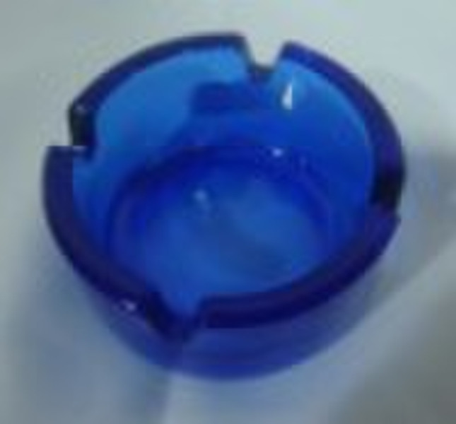 Beautiful glass cigarette ashtray