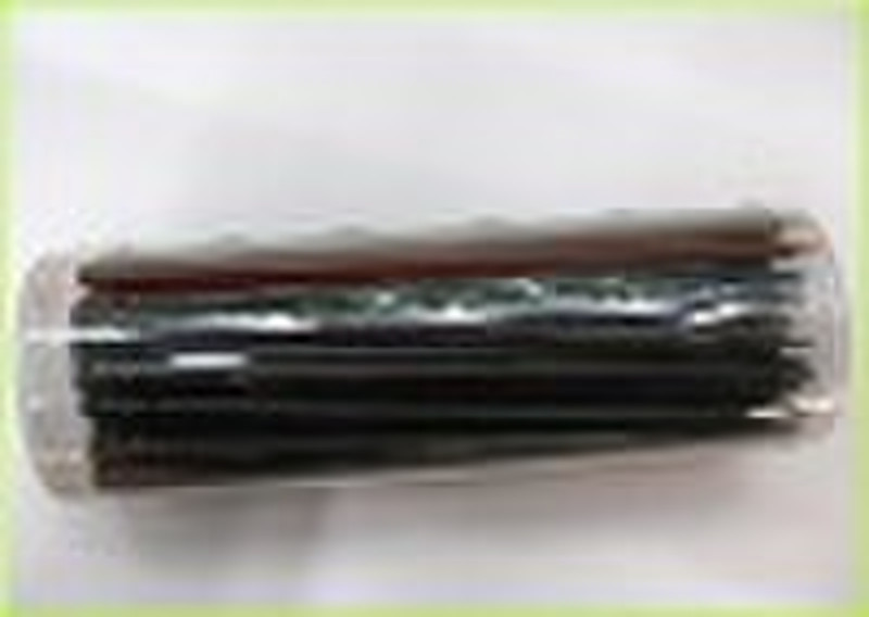 Black Eraser Black Wooden Pencil In PVC Tube