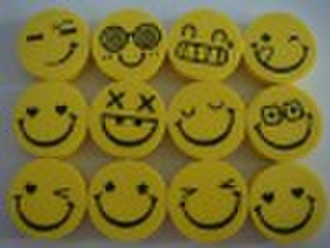 funny smile face eraser