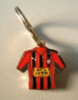 METAL  FOOTBALL T-SHIRT  KEY CHAIN