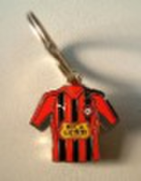 METAL  FOOTBALL T-SHIRT  KEY CHAIN