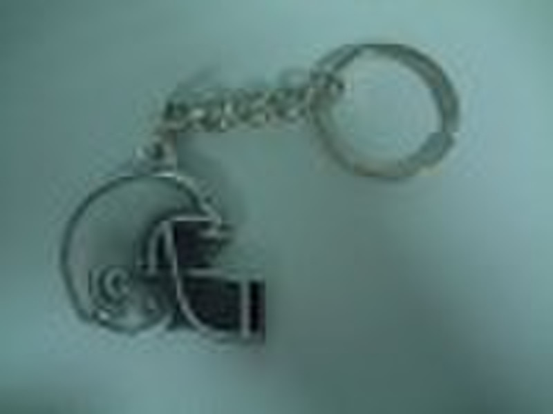 METAL  FOOTBALL HELMET  KEY CHAIN