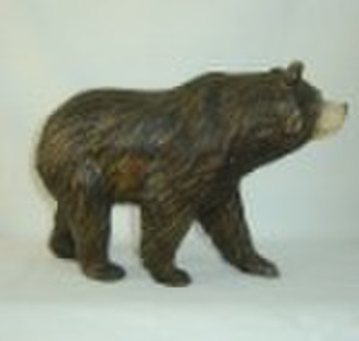 wood carving bear/wood home decoration craft