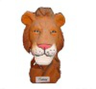 wooden craft/wooden lion/wooden safari animal