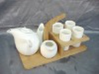 ceramic pot with shelf