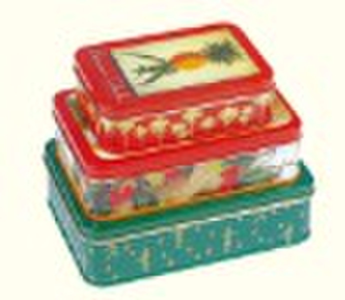 Promotional Pack Tin Box, Cookie Verpackung Tin bo