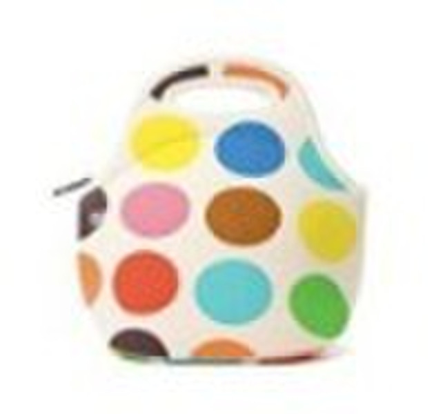 neoprene lunch bag with strap