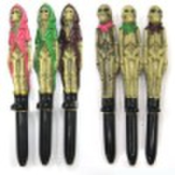 promotional Halloween skeleton ball  pen