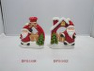 ceramic christmas  candlestick