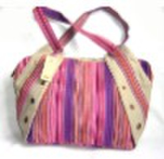 fashion cotton canvas shoulder bag