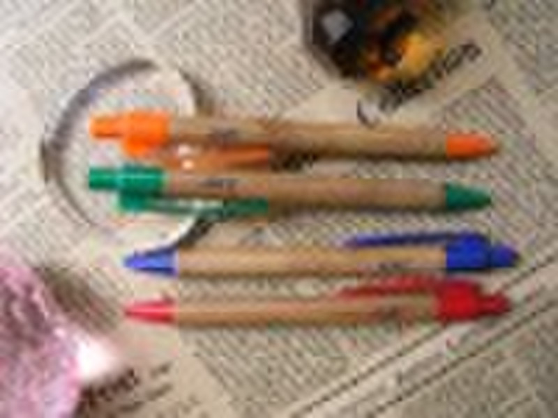 recycle bamboo logo pen