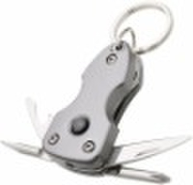 Key ring mini tool 7 in 1