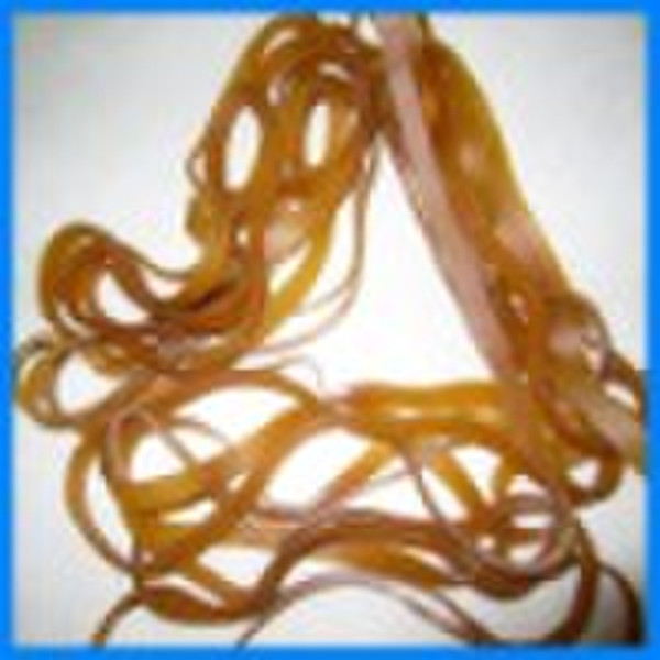 100% elastic natural rubber band