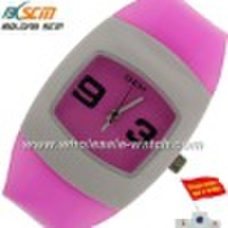 fashion plastic watch on hot sale