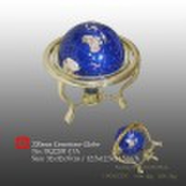 8.6"/220mm Diam  Swirl Globe with 3-legged Go