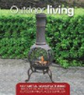 Mini outdoor chiminea