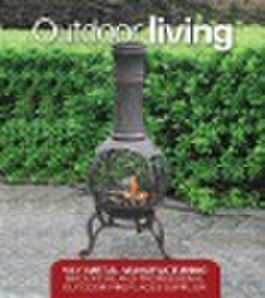 Mini outdoor chiminea
