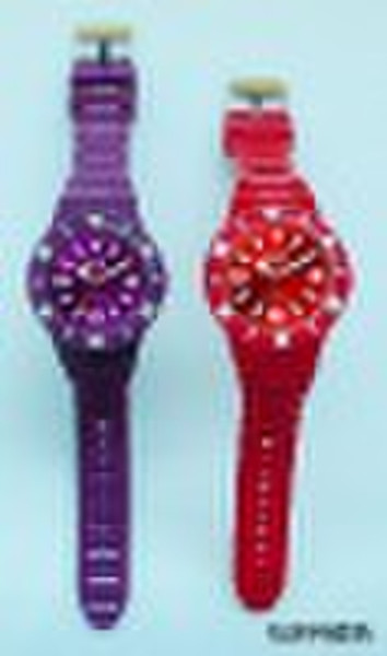 changeable plastic fashion watch