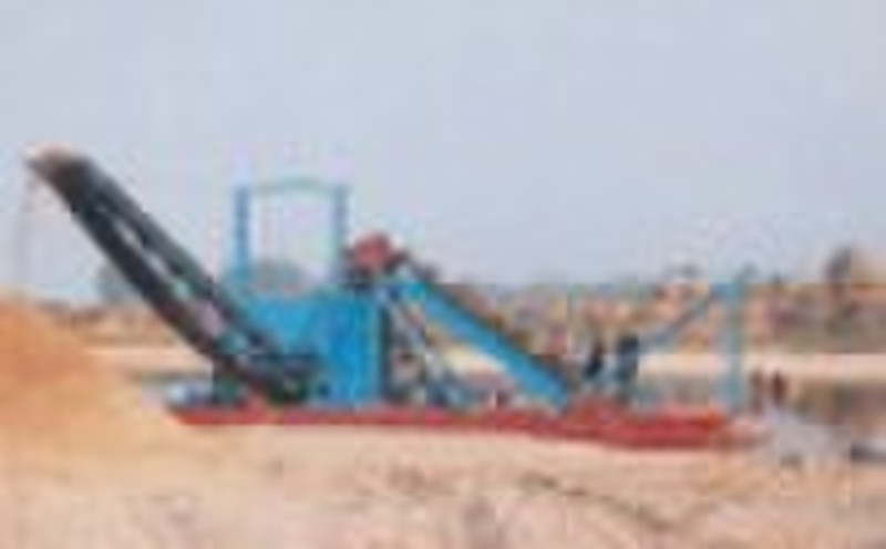 Bucket chain sand Dredger