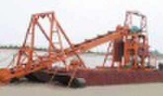 Sand dredging ship