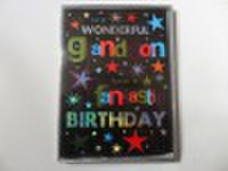 2011 new beautiful  Birthday greeting cards