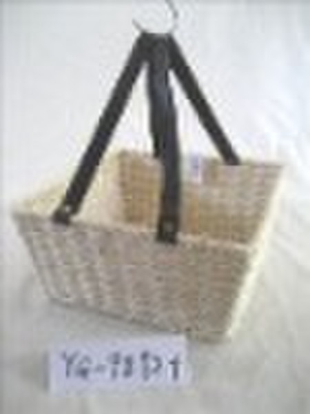 Natural solid plastic baskets