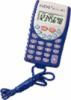 Pocket Calculator with 8 digits and rope