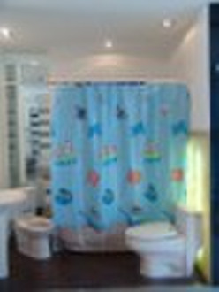 printing pvc shower curtain(BY-08511)