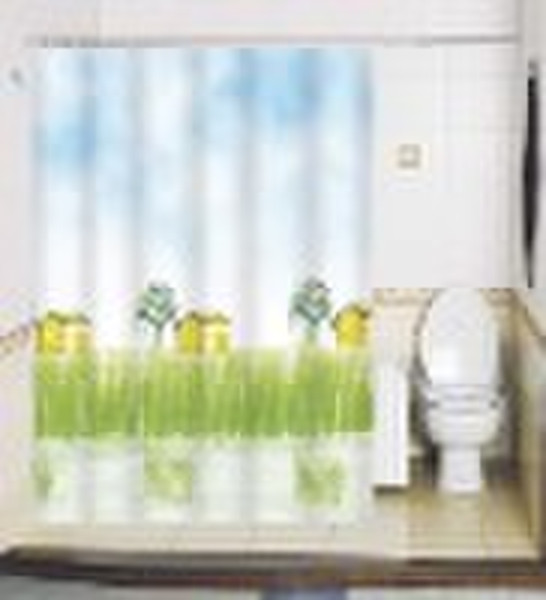 100% polyester shower curtain(BZ-T272)