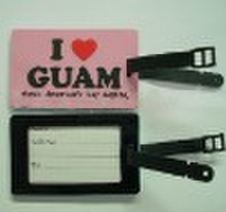 plastic pvc luggage tag