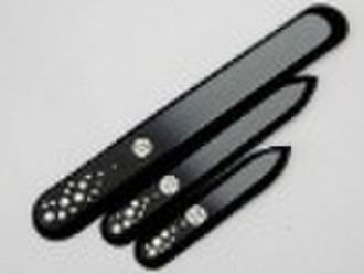 crystal glass nail file