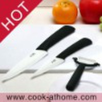 white blade  ceramic knives set of 3