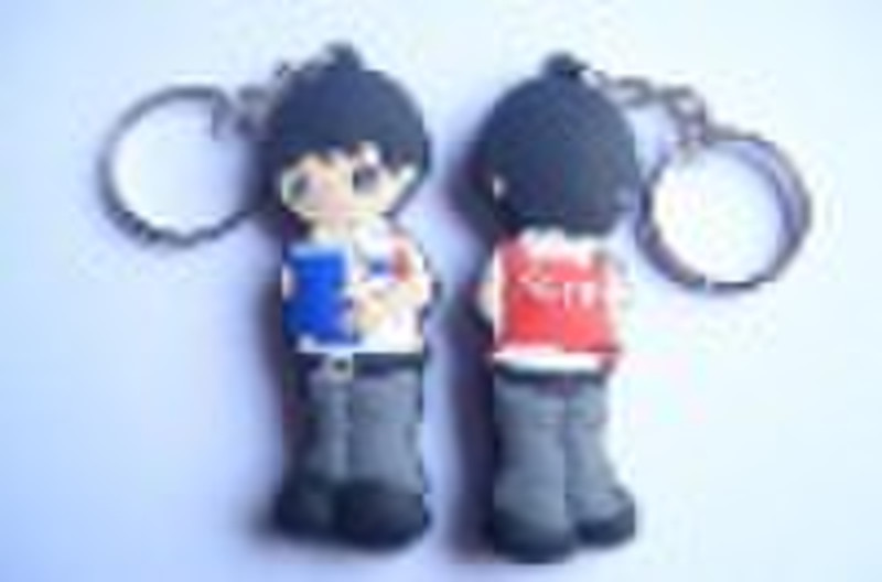 Soft pvc keychain