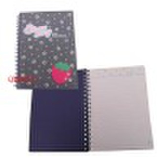 Fabric Cover Spiral Notebook