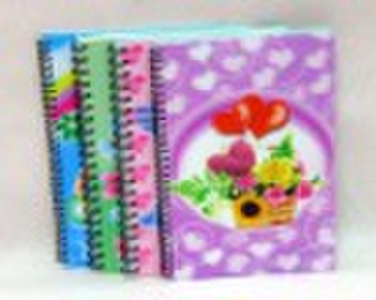 cartoon spiral notebook