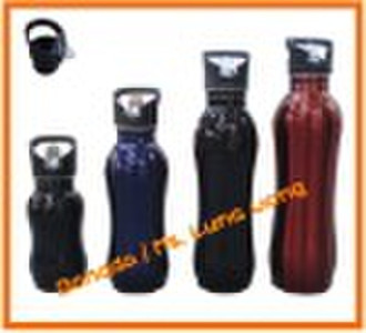 single wall curved water bottle