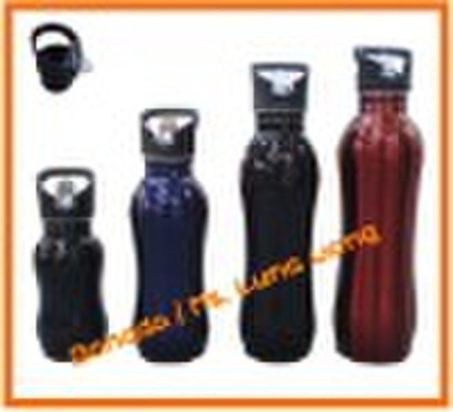 single wall curved water bottle