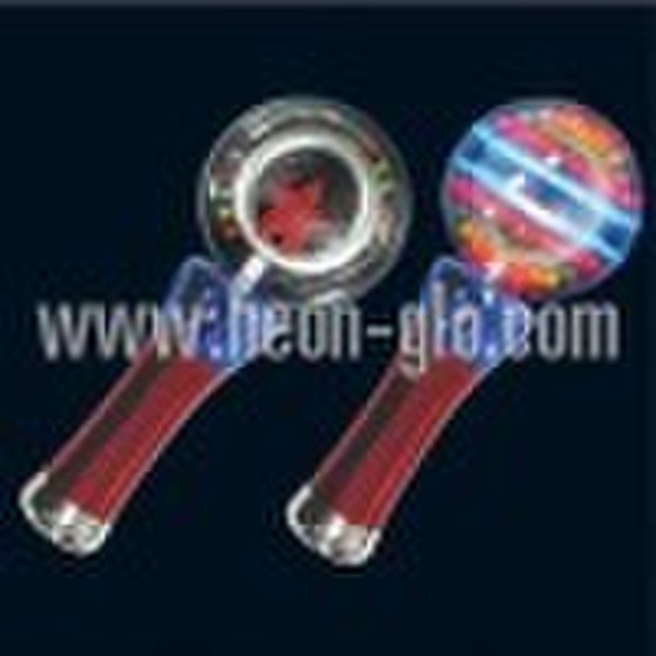 LED Spinner Wand w / Red Star Core-