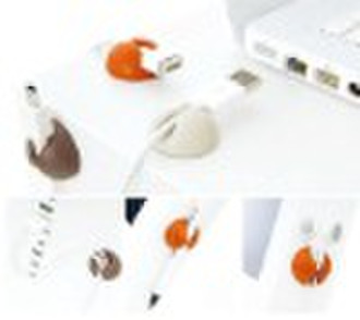 Silicone multipurpose cable clip