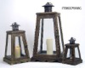 wooden lantern